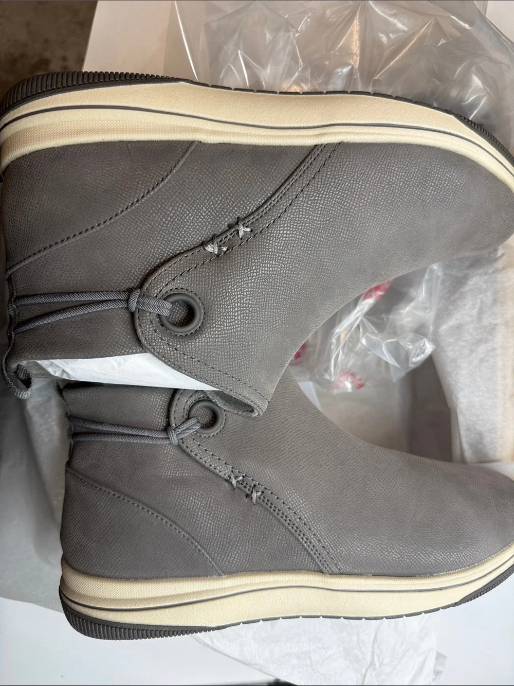 Clarks Cloudsteppers Women's Breeze Derby Wedge Booties Size 9.5M